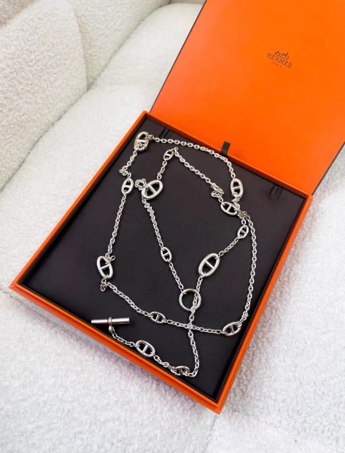 Hermès Farandole long necklace 120cm - Image 3