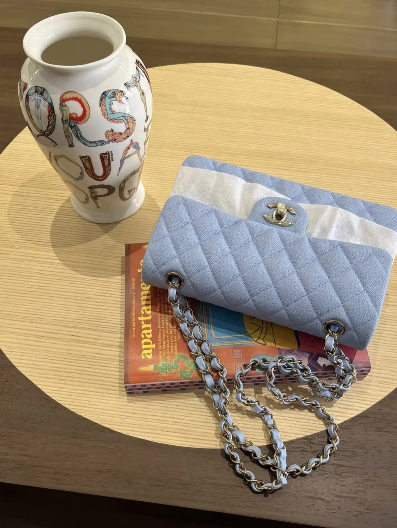Chanel 23 light blue bag