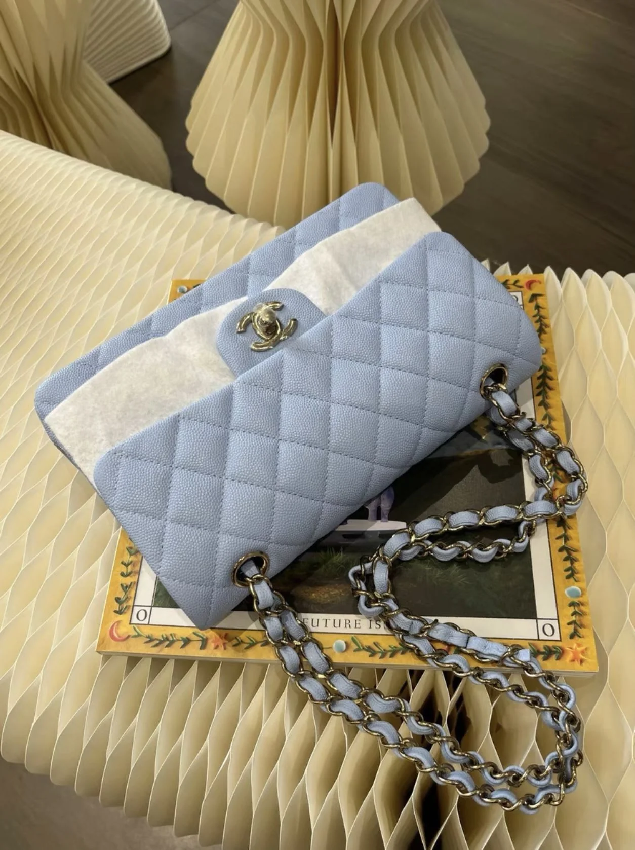Chanel 23 light blue bag - Image 4