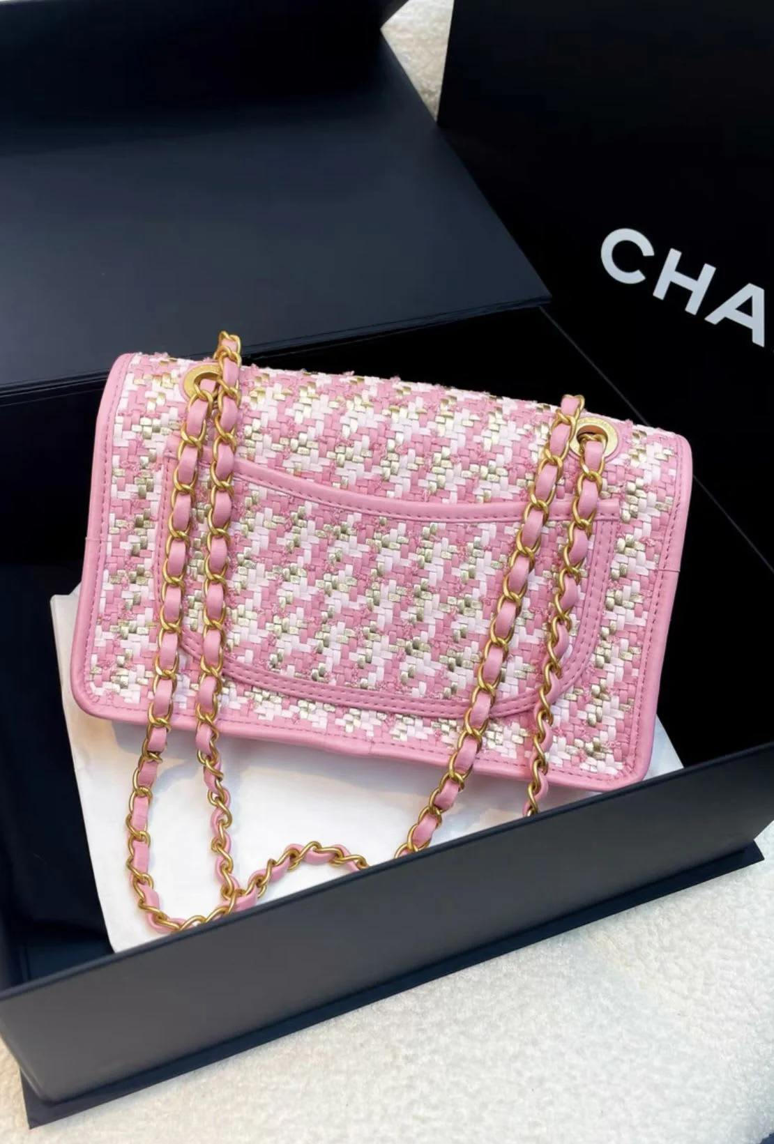 Chanel 23 pink bag - Image 4