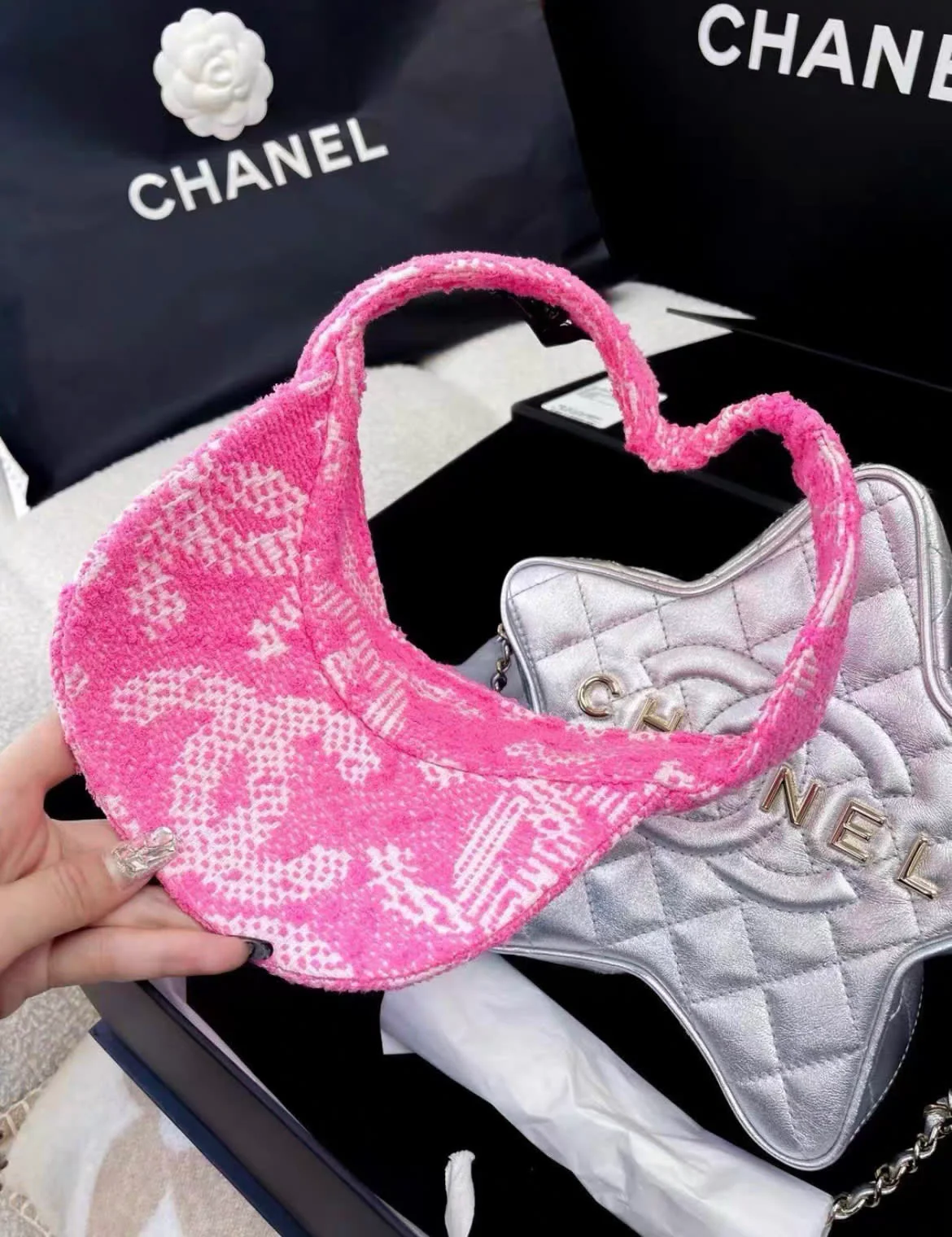 Chanel 24 pink tennis hat - Image 2