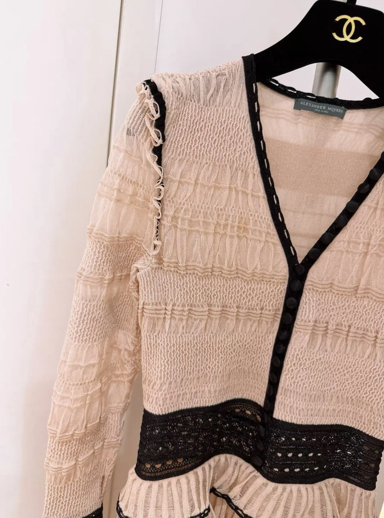 Alexander McQuuen gothic knit lace dress - Image 3