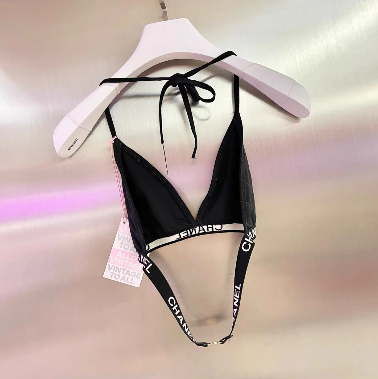 Vintage Chanel letter bikini - Image 2