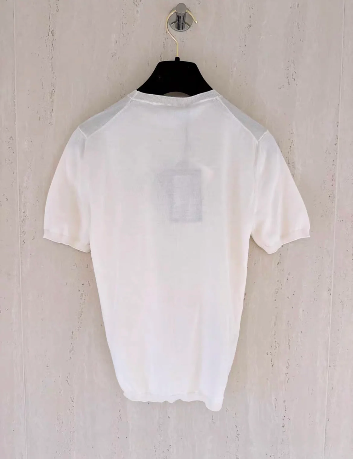 Prada 24 white knitted t-shirt size 36 - Image 5