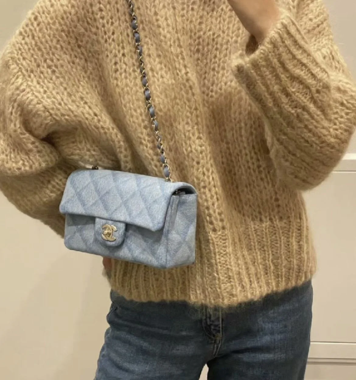 Chanel 22 denim small cf - Image 3