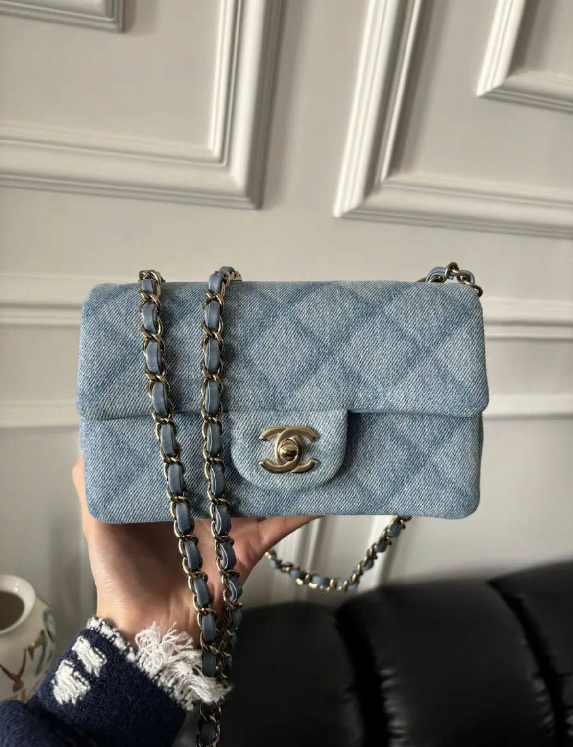 Chanel 22 denim small cf - Image 5