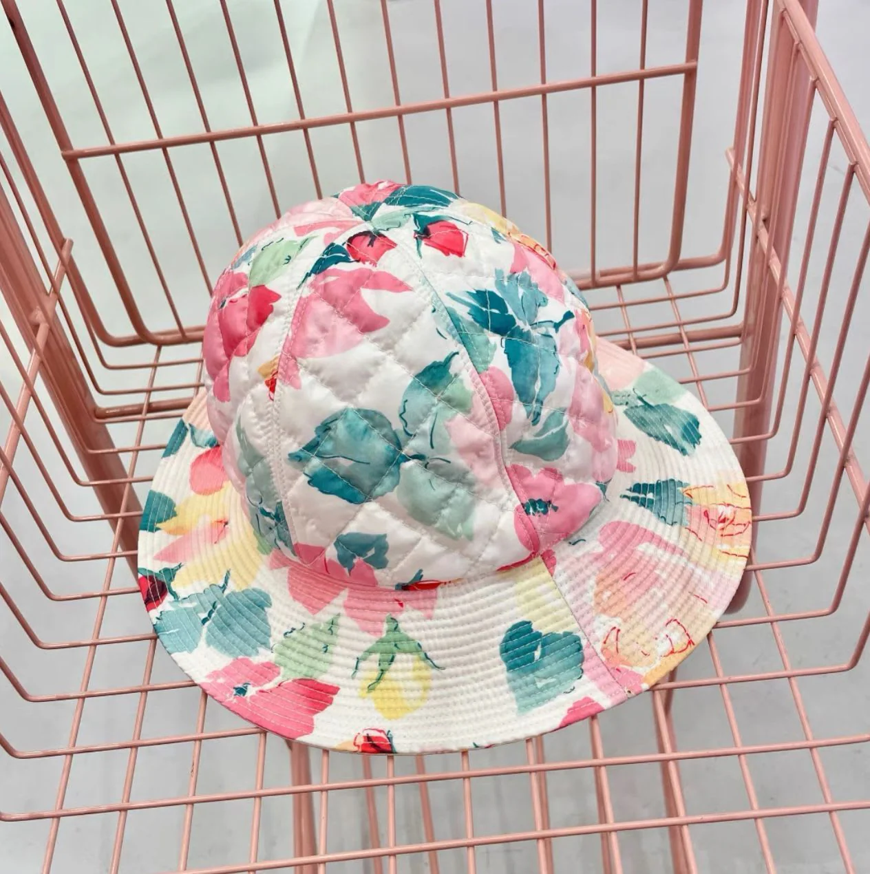 Chanel floral bucket hat - Image 2