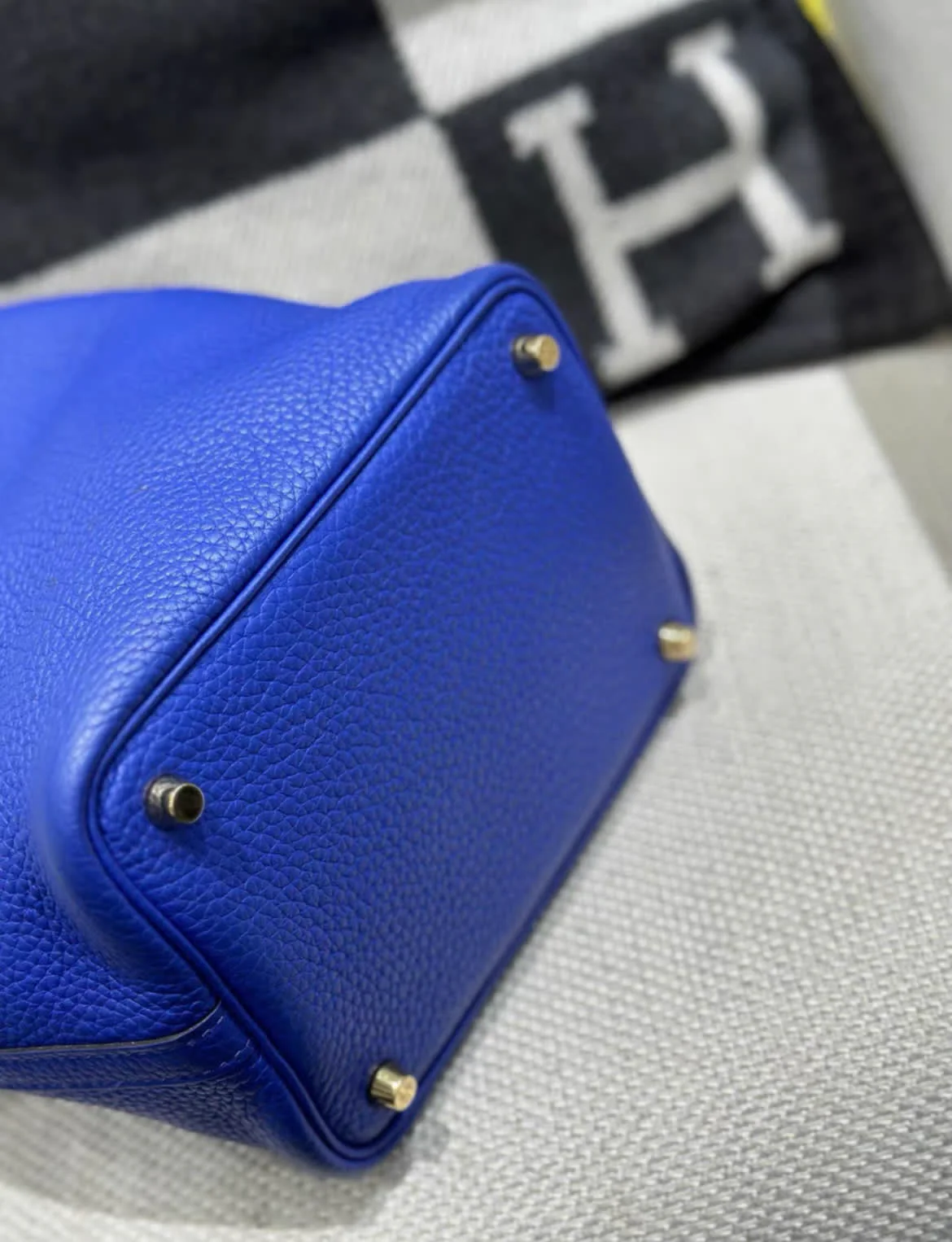 Hermes picotin 18 7T electric blue A stamp - Image 5