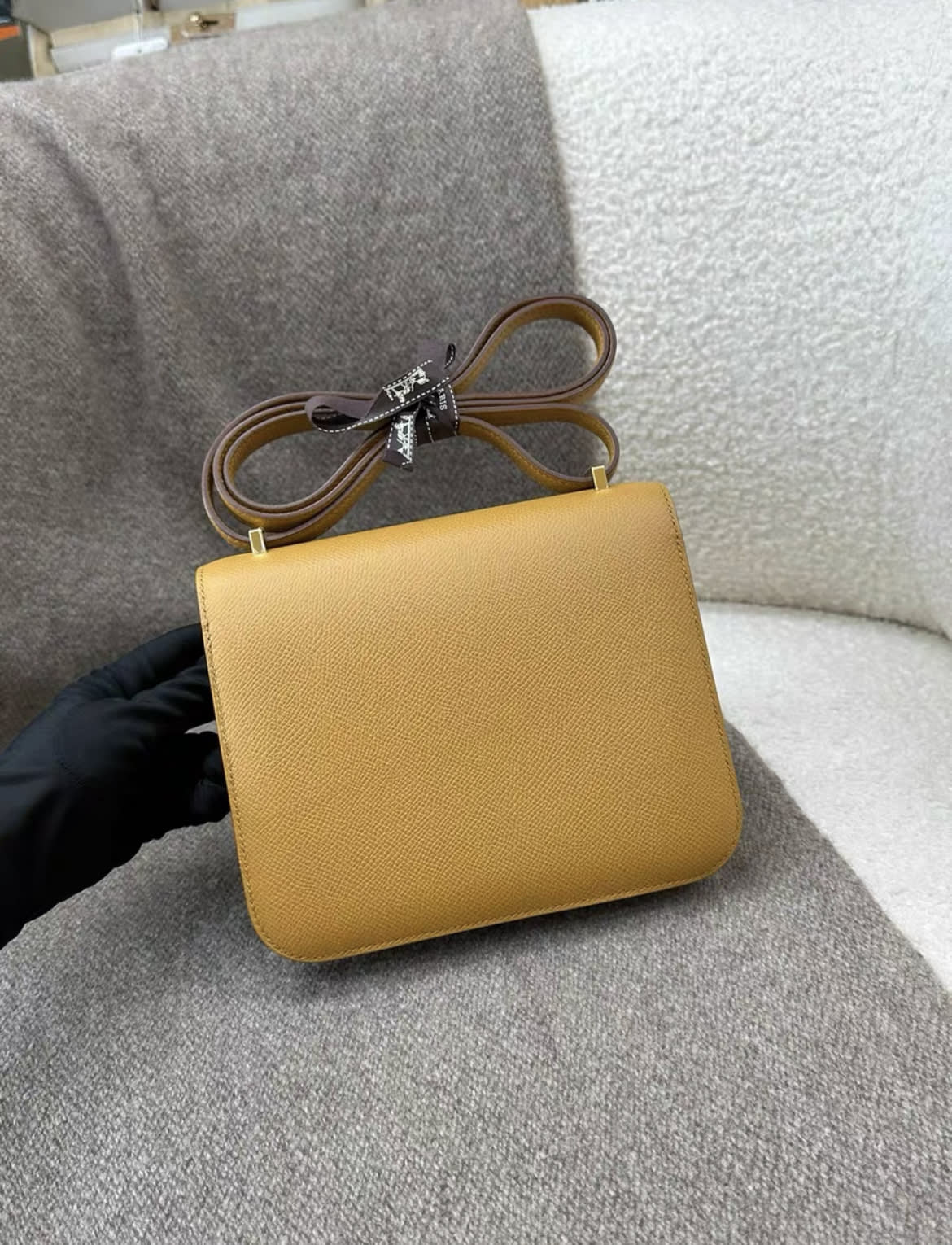 hermes constant 19 caramel epsom leather gold hardware - Image 3