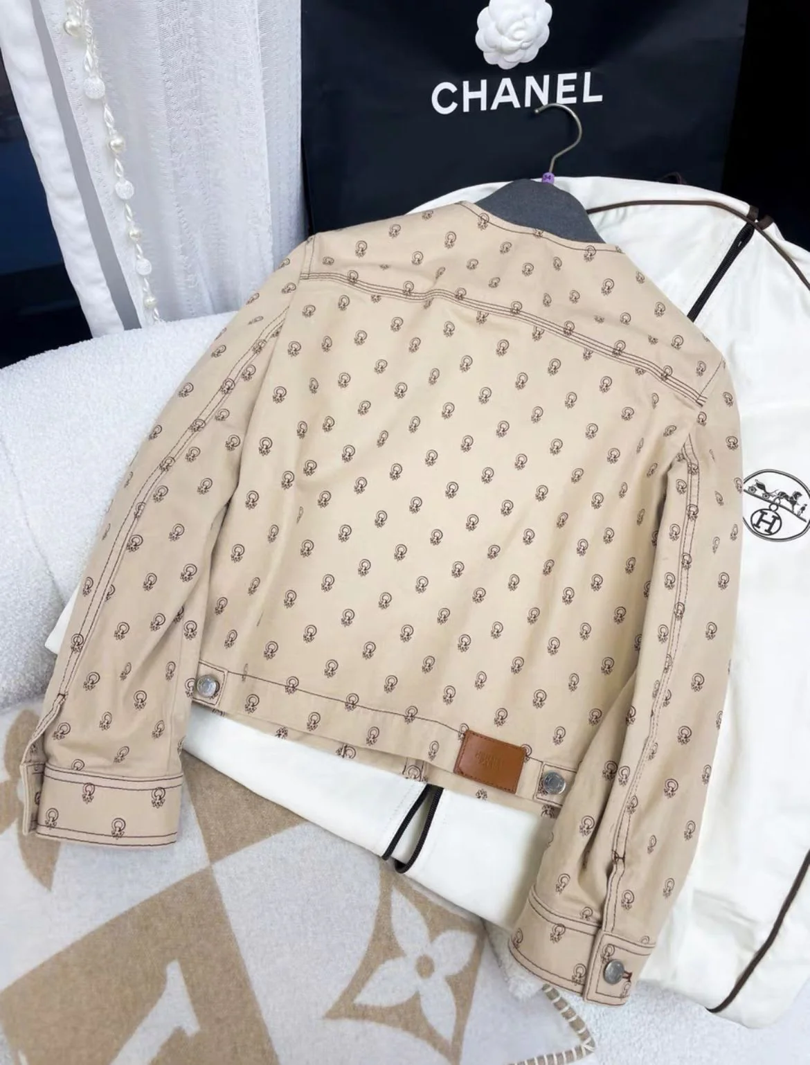 Hermes "Chaine d'Ancre" denim jacket - Image 2