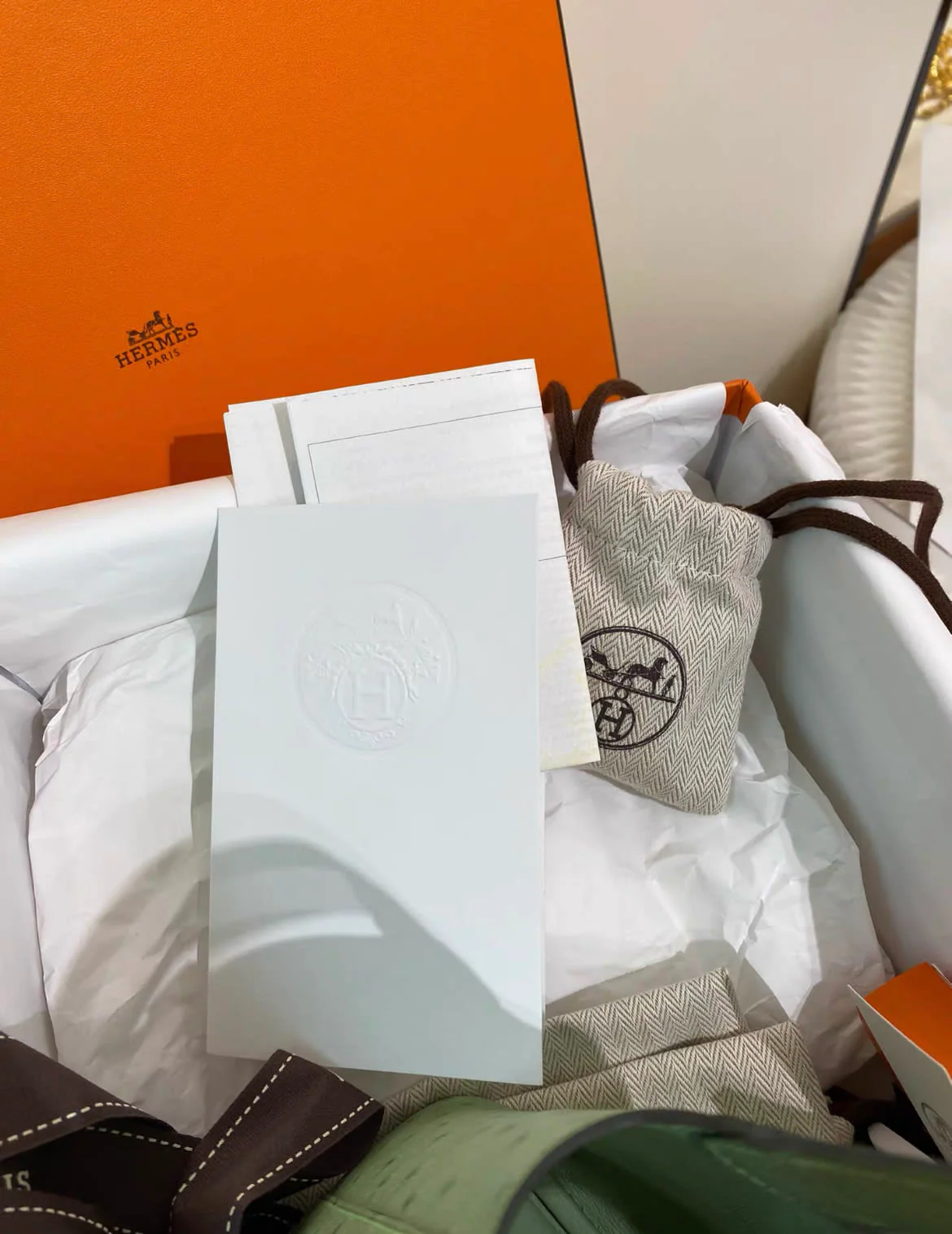 Hermès Picotin Micro Ostrich Vert Criquet - Image 3