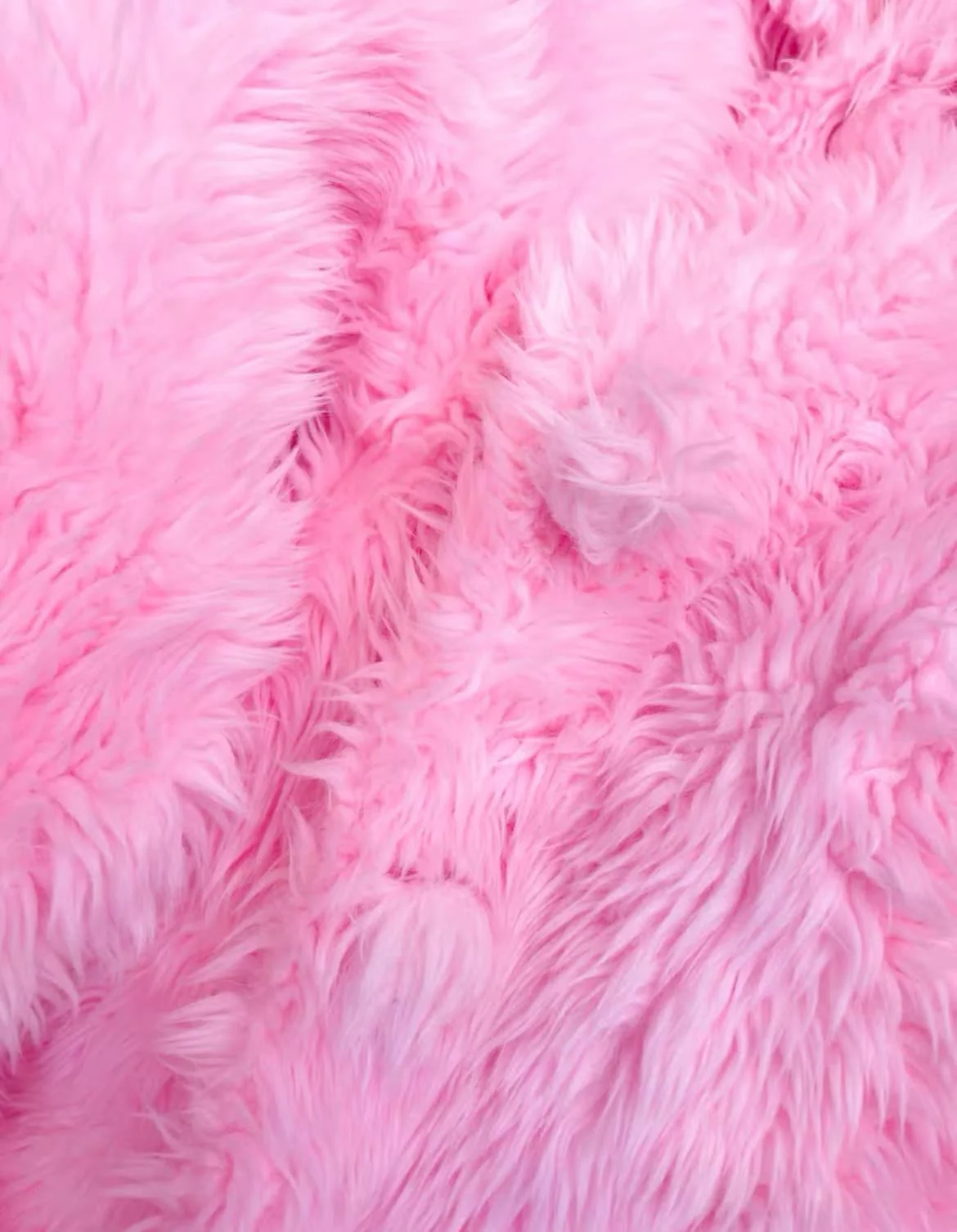BALENCIAGA Pink Teddy faux-fur jacket size 32 - Image 4