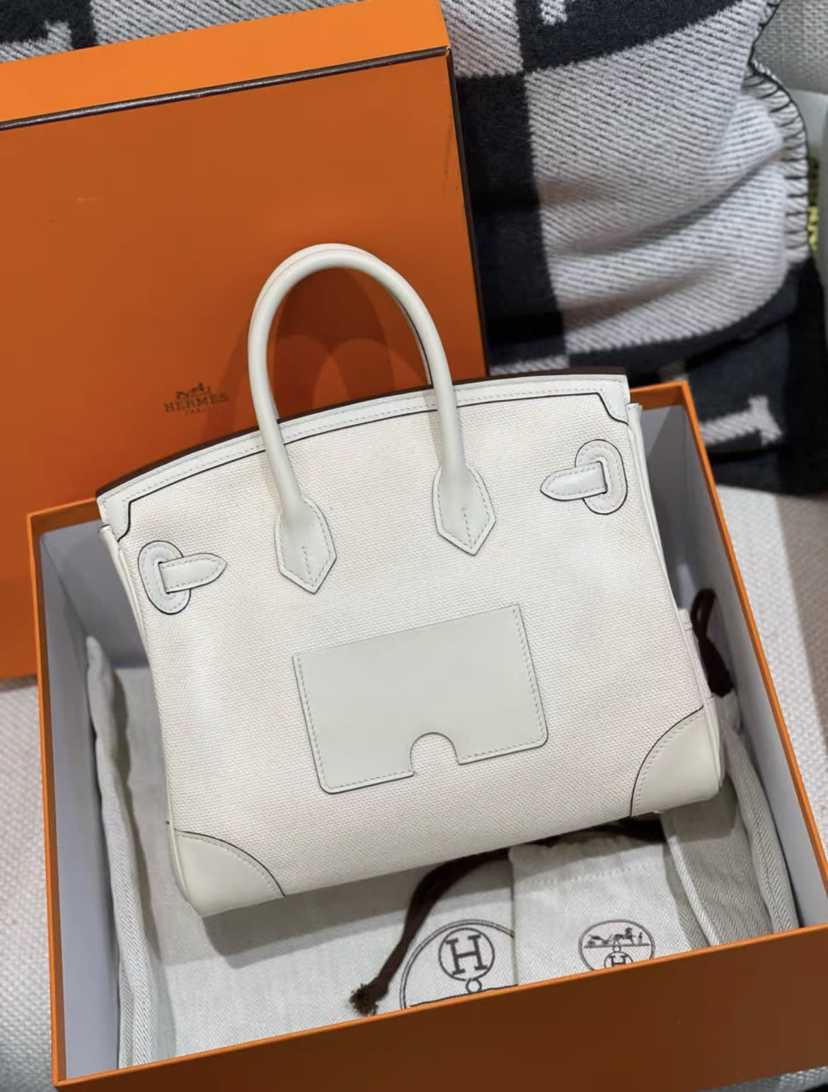 Hermes birkin 25 cream white cargo - Image 2