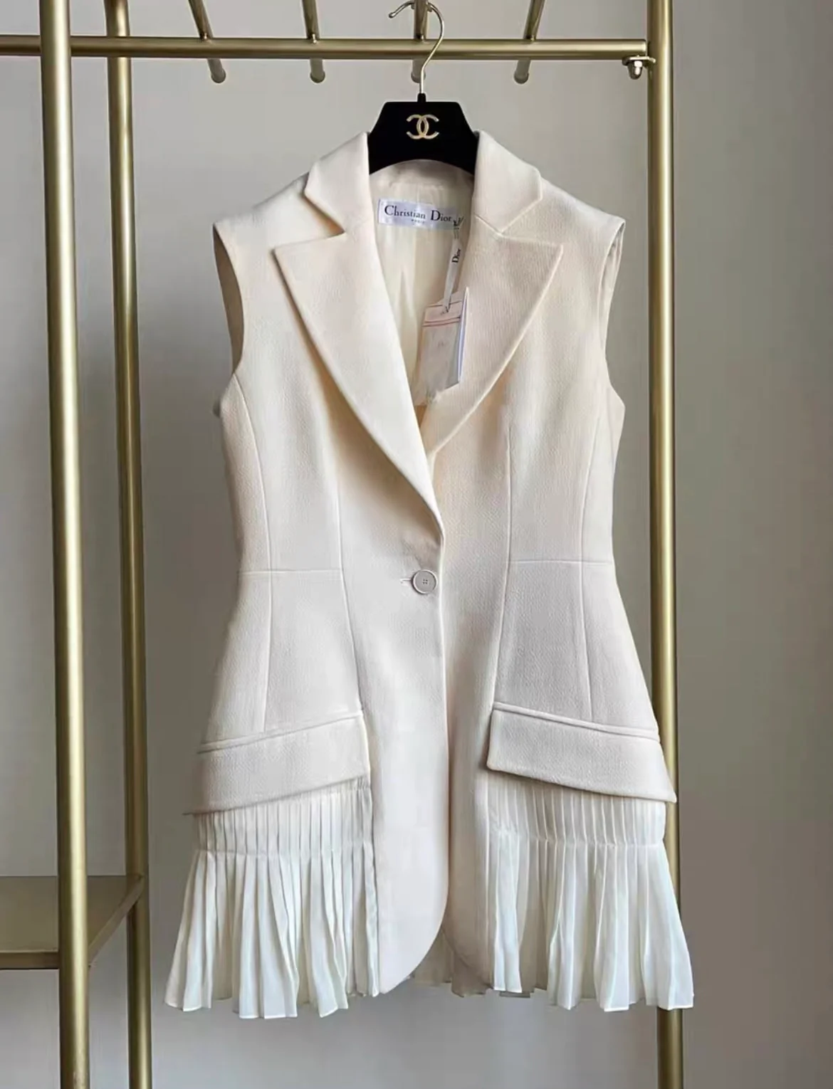 Dior classic vest dress fr38 with tag