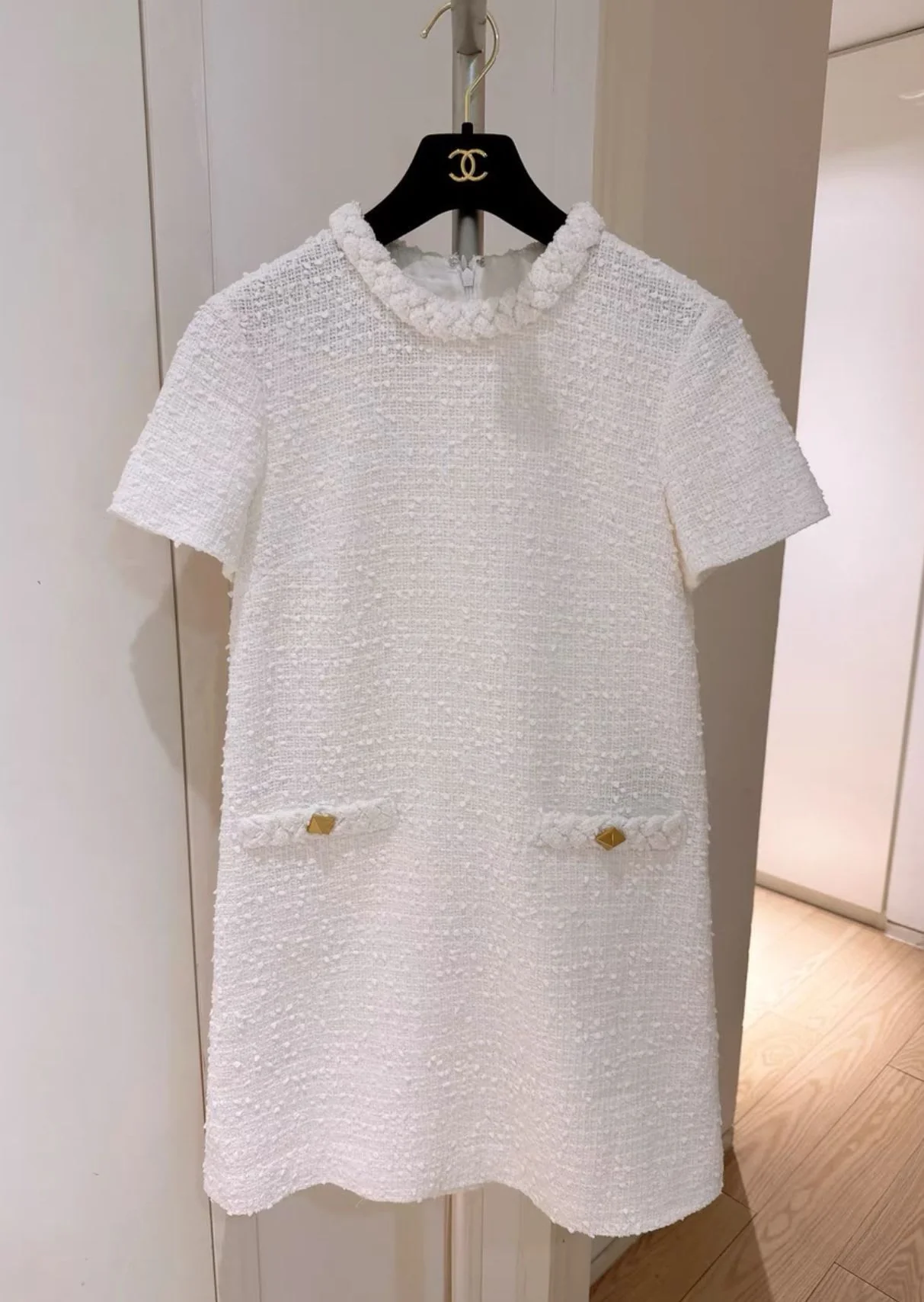 VALENTINO GARAVANI Tweed Mini Dress