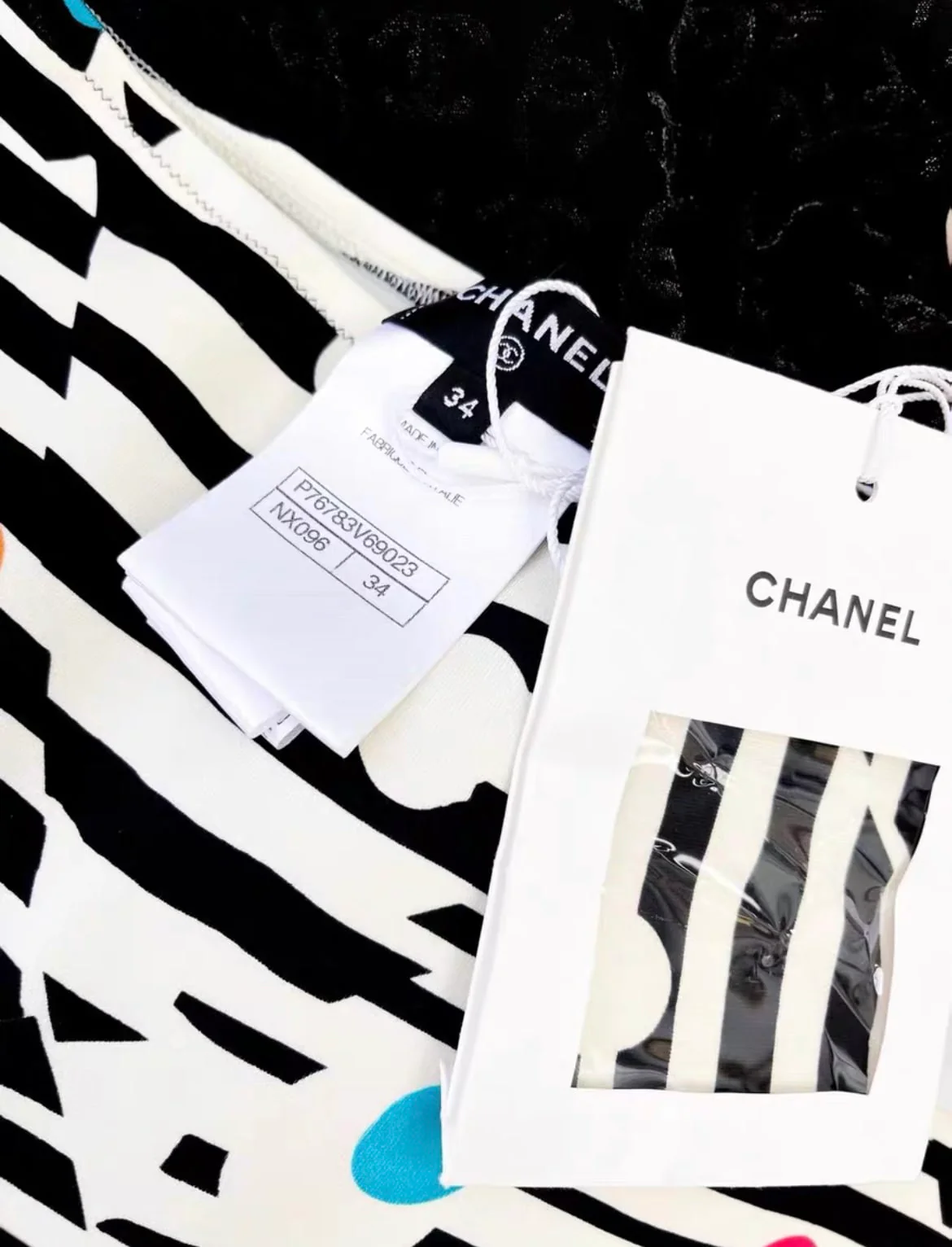 Chanel 24S colourful polka dot swimming shorts 34FR - Image 2