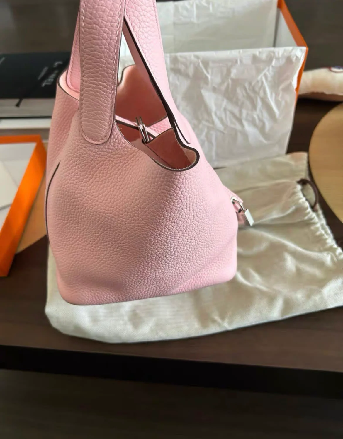 Hermès Picotin 18 Clemence Rose Sakura - Image 2