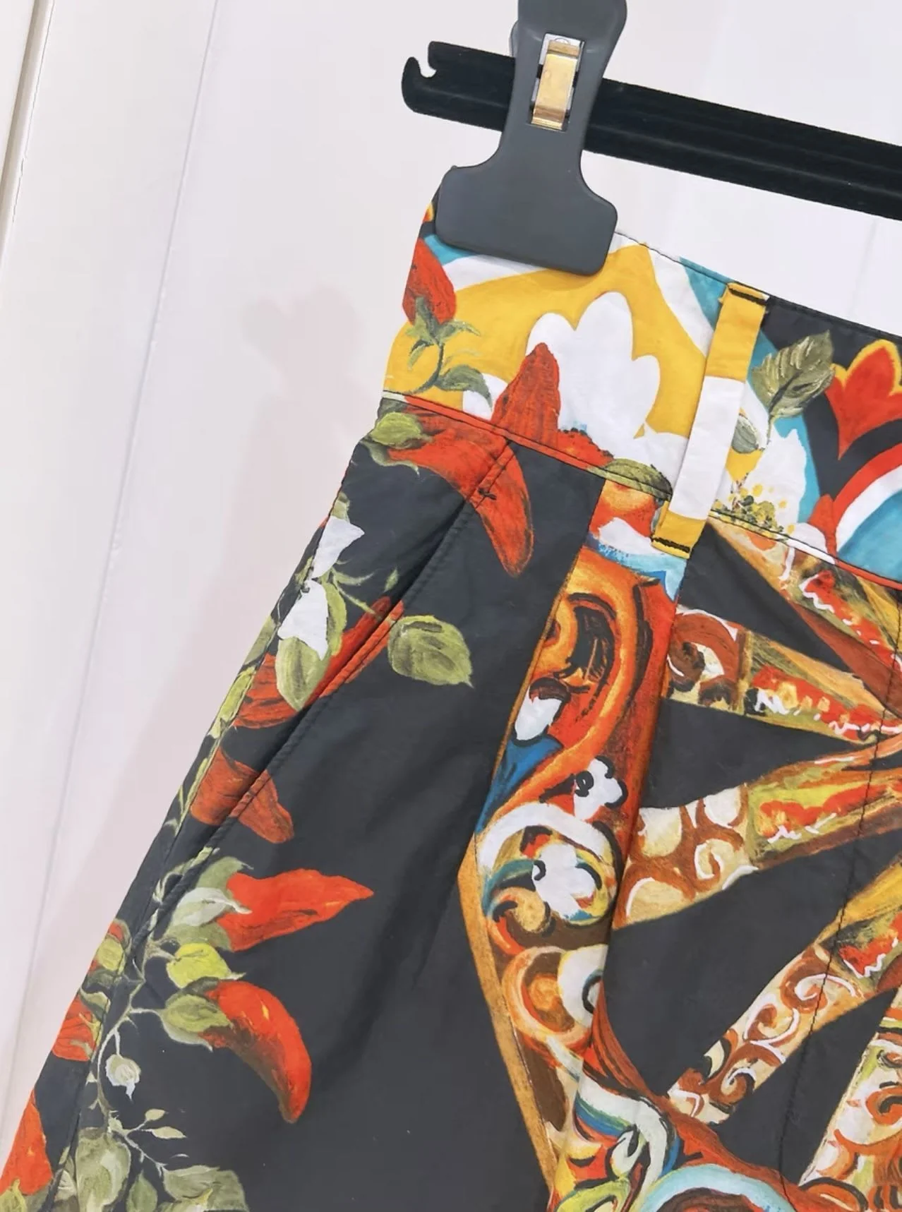 Dolce Gabbana High Waist Print Shorts - Image 5