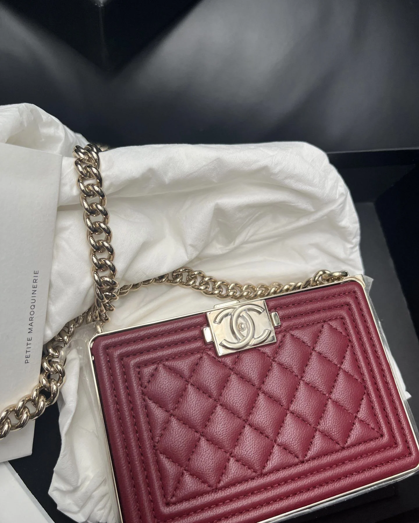 Chanel 22a mini leboy evening bag - Image 5
