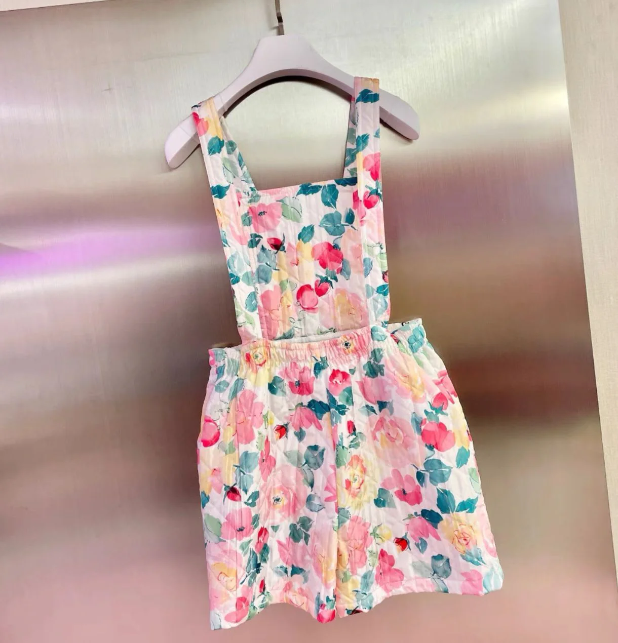 Vintage chanel floral jumpsuit - Image 4