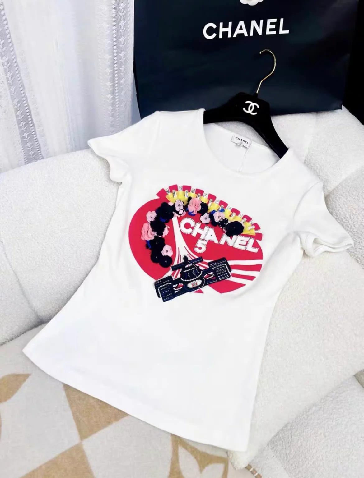 Chanel 23ss F1 t-shirt - Image 3