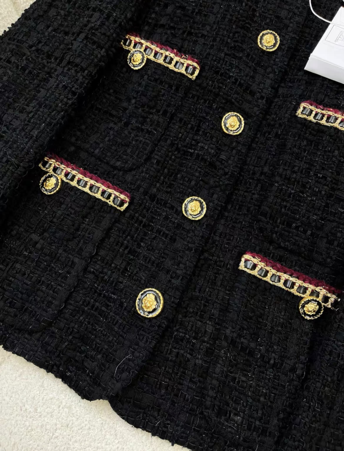 Chanel 21A Black Four Pocket jacket very high end size 36 - Image 3