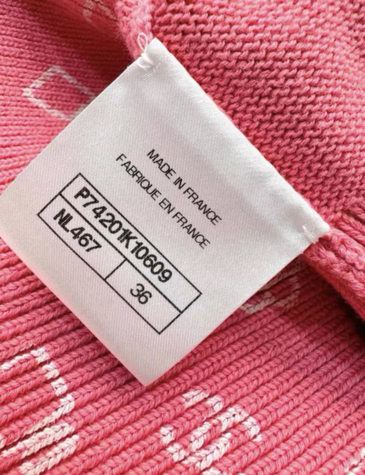 Chanel 23ss early spring love pink knitted vest size 36FR - Image 2
