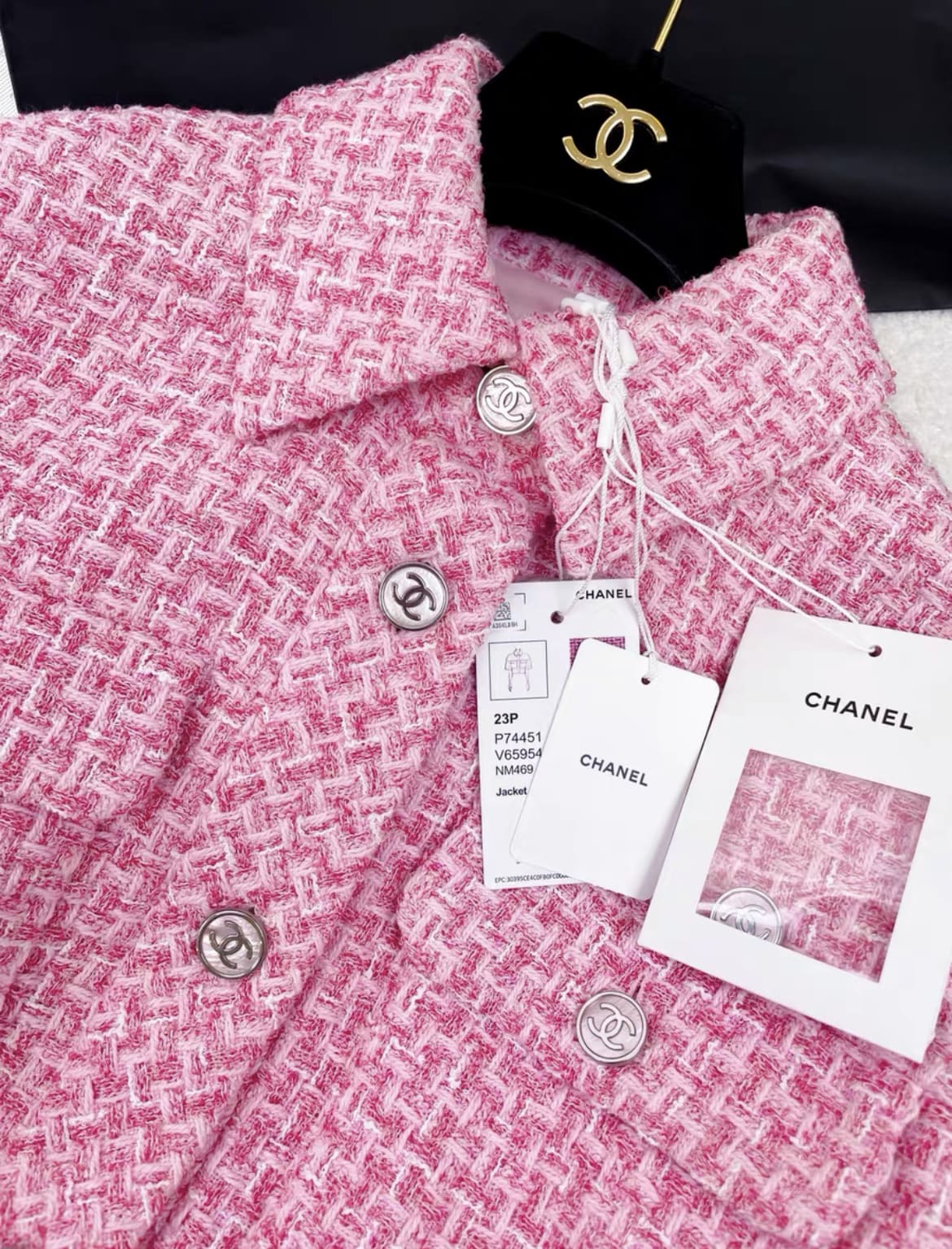 Chanel 23P Pink Short Jacket - Image 3