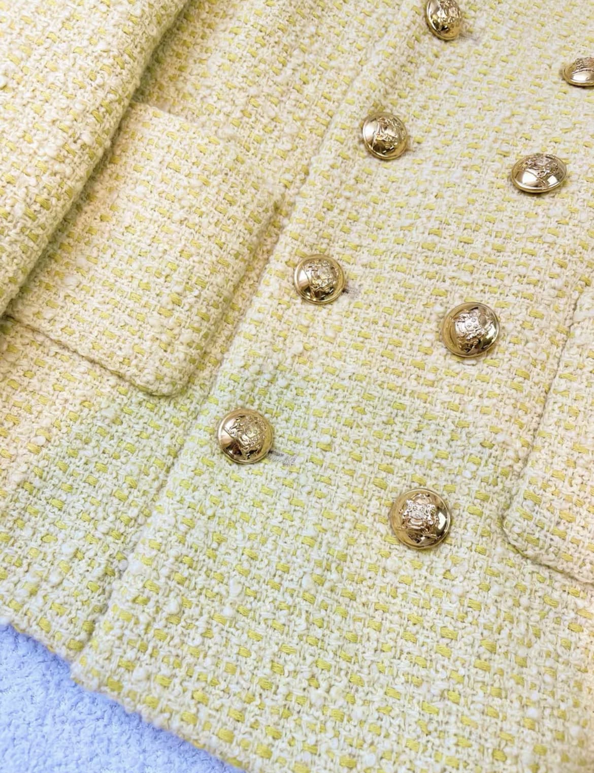 Celine yellow gold jacket size 34 - Image 3