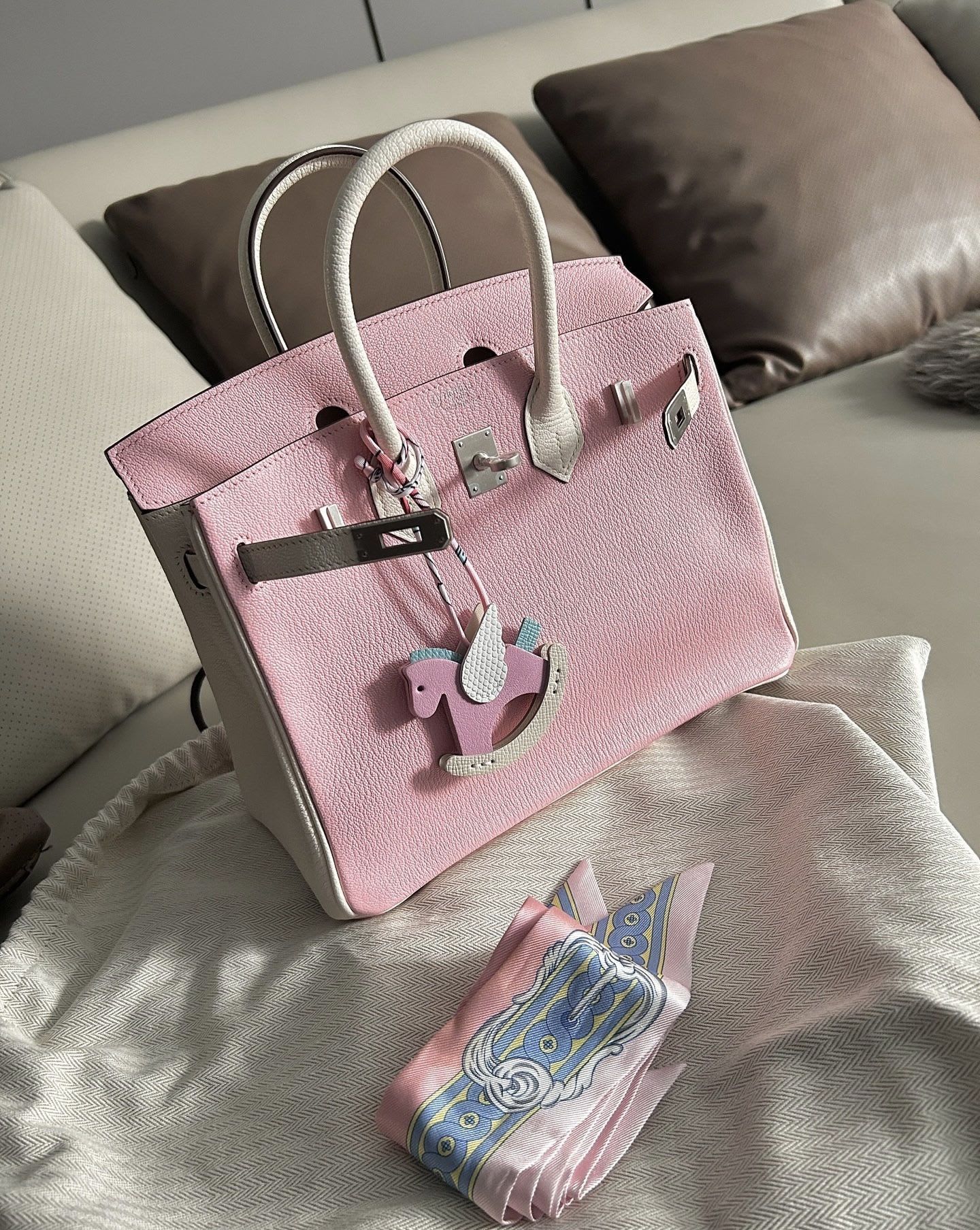 Hermes 25 3Q cherry blossom