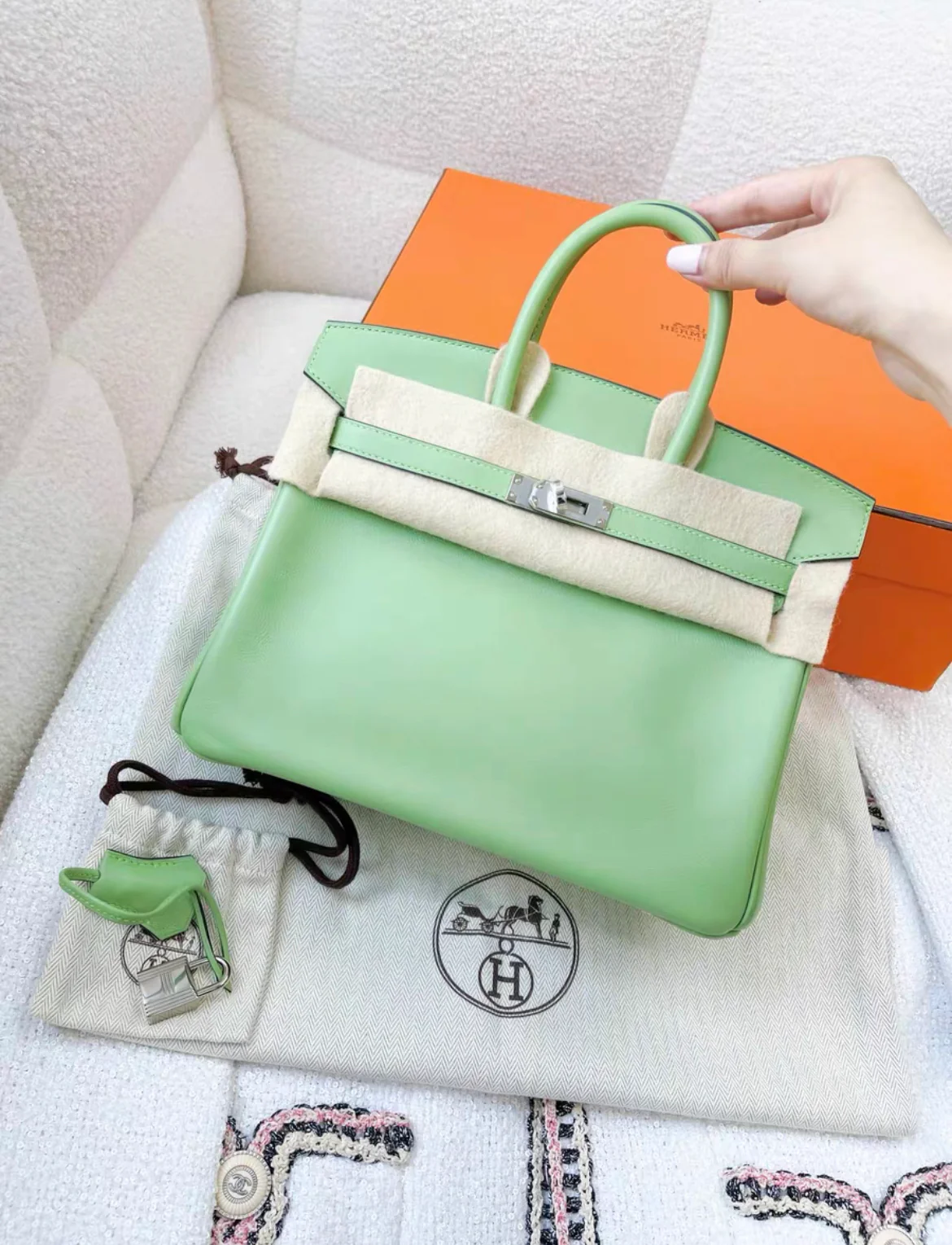 Hermes Birkin 25 Green