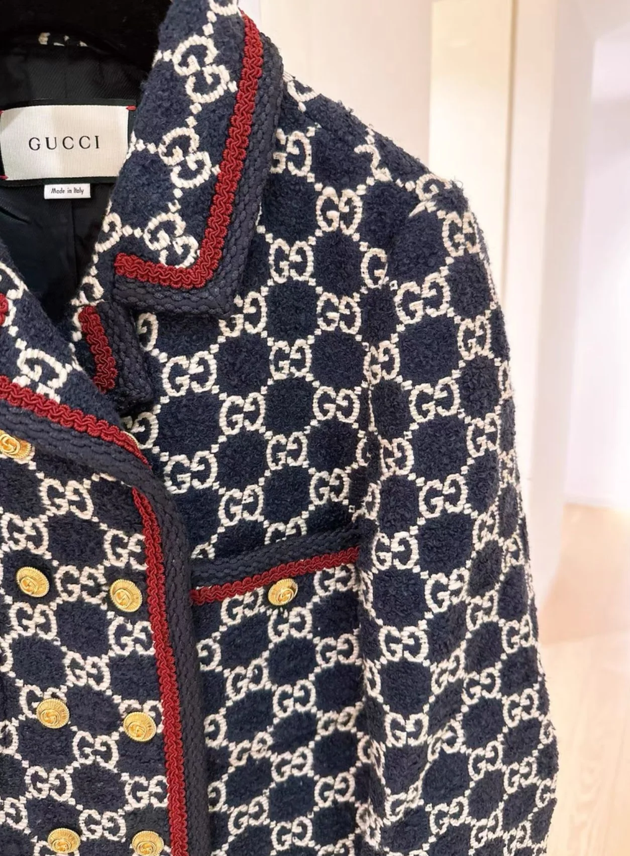 Gucci GG pattern tweed coat - Image 5