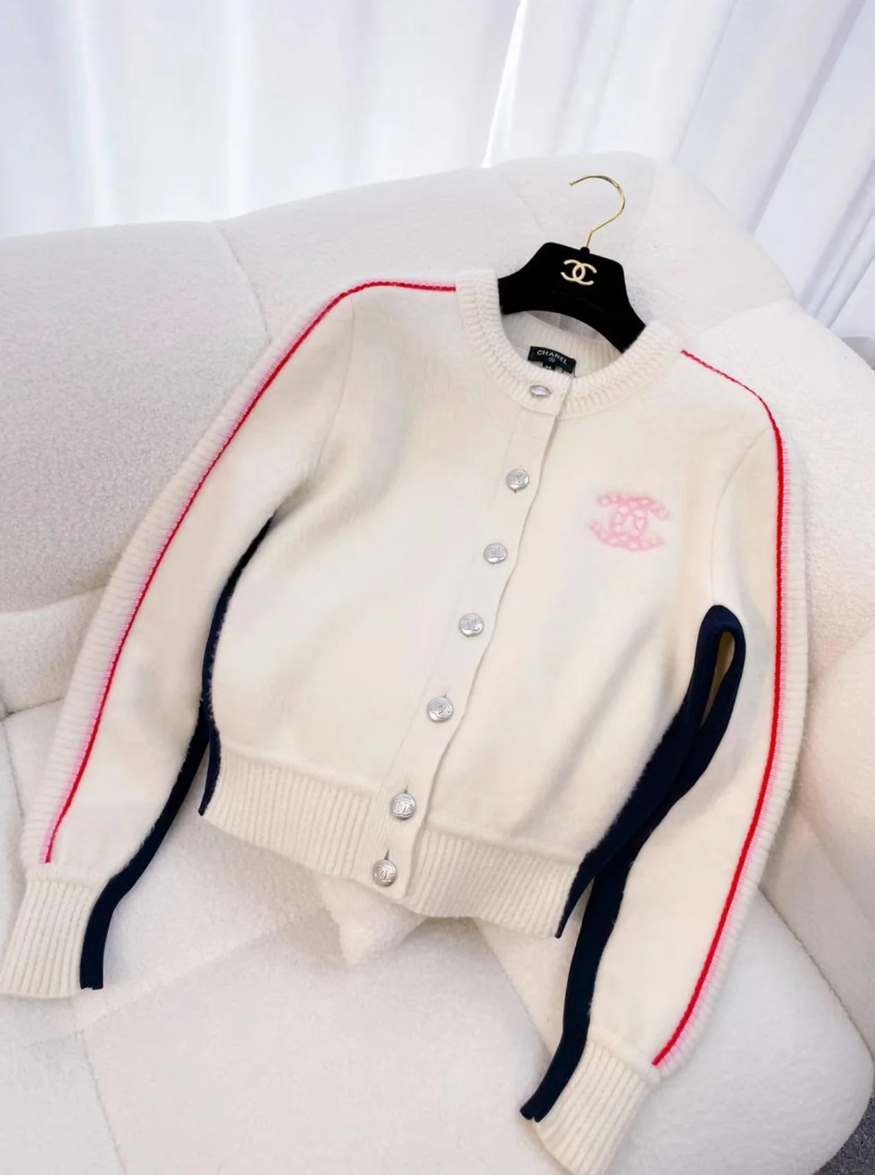 Chanel coco neige 21 ski series cashmere cardigan