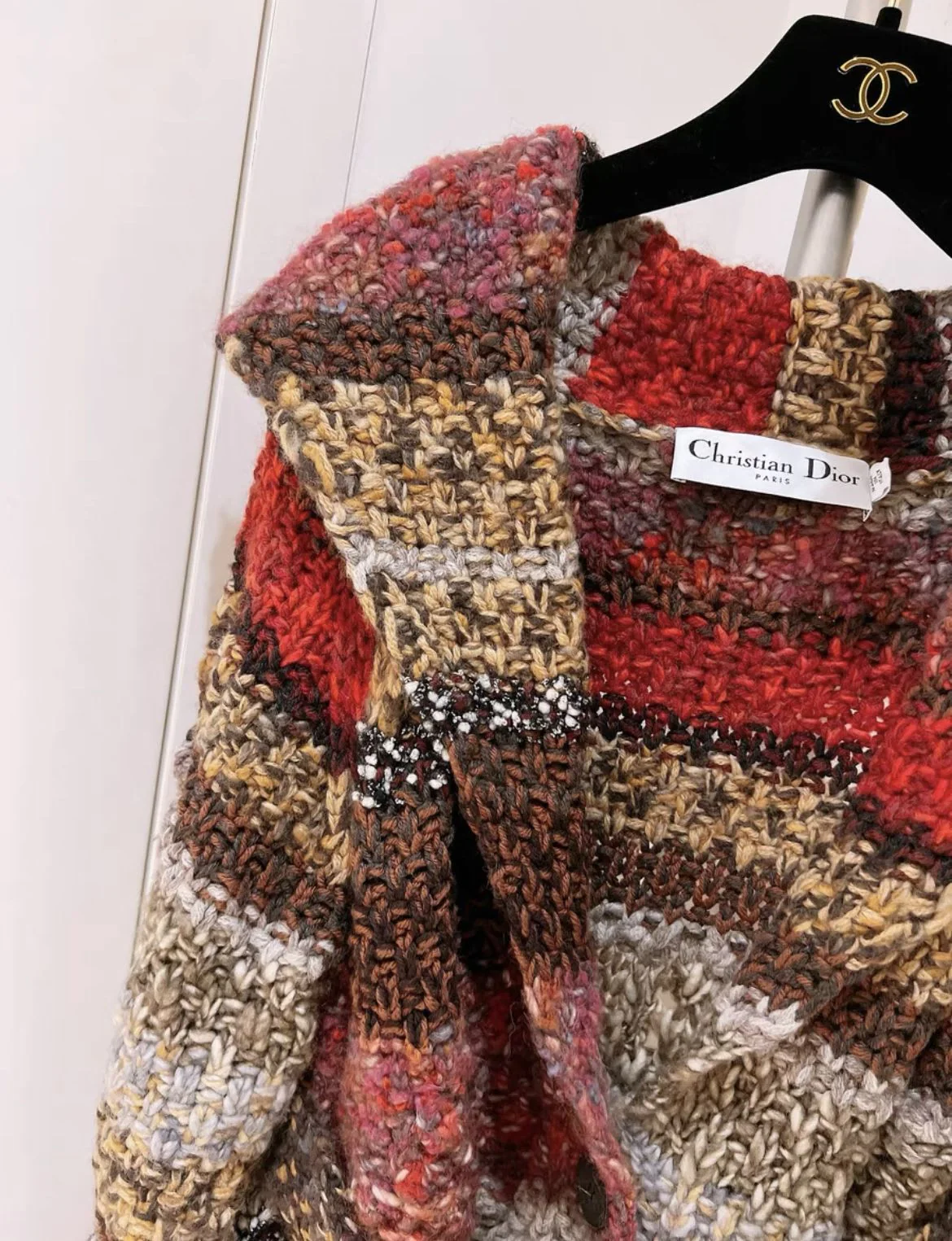 Christian Dior colourful knitted cardigan - Image 2