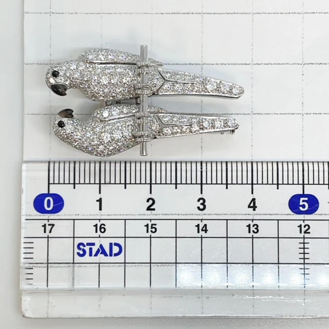 Cartier 1950S Lovebird Series Heart Needle - Image 6