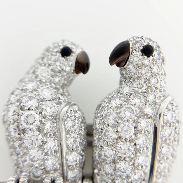 Cartier 1950S Lovebird Series Heart Needle - Image 7