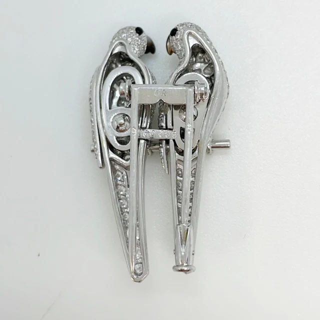 Cartier 1950S Lovebird Series Heart Needle - Image 9