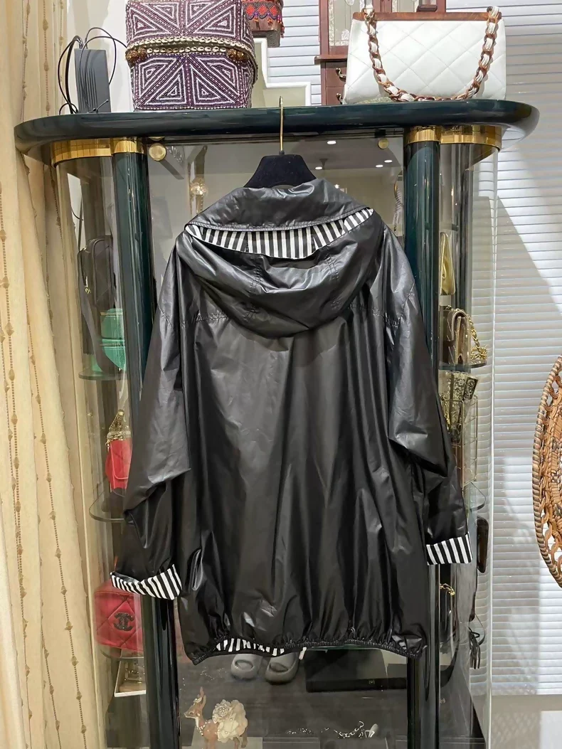 Chanel 24M black rain coat - Image 3