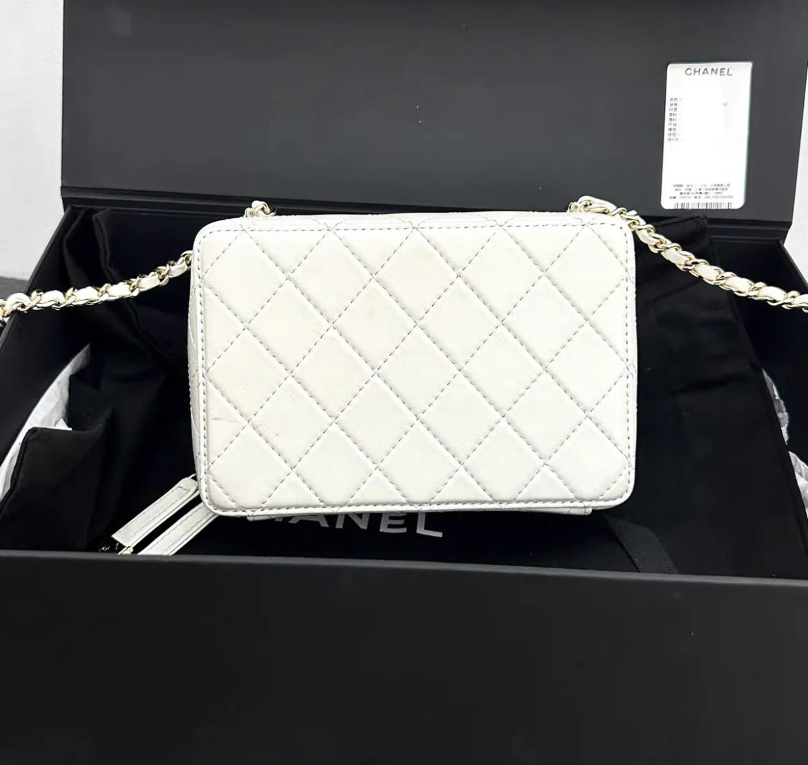 24S Chanel Collectible Runway Camera White Mirror Crossbody Bag - Image 2