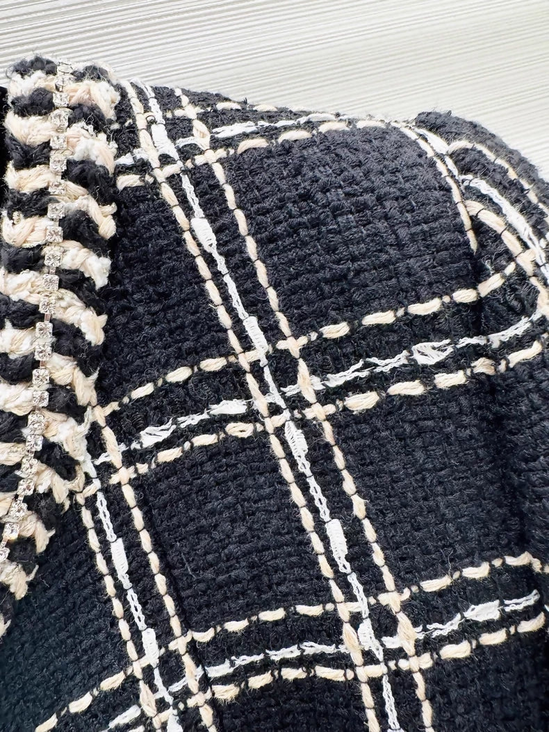 Chanel 23C Black Silver tweed dress - Image 3