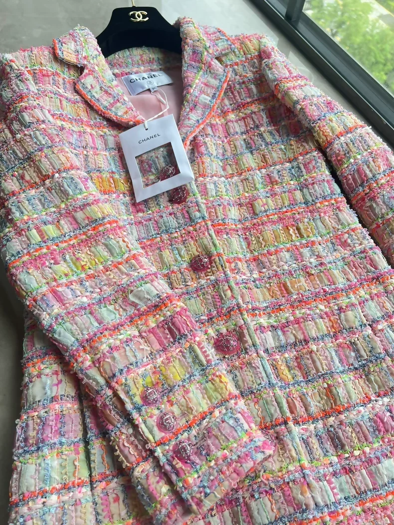 Chanel 24C pink multicolour jacket - Image 2