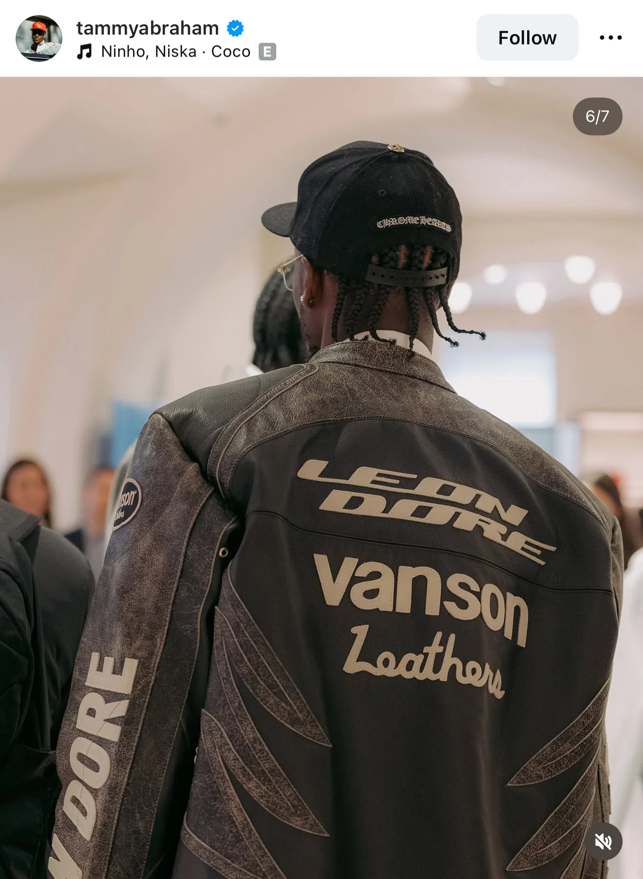 Aimé Leon Dore/ Vanson distressed Leather Moto Jacket - size M - Image 3