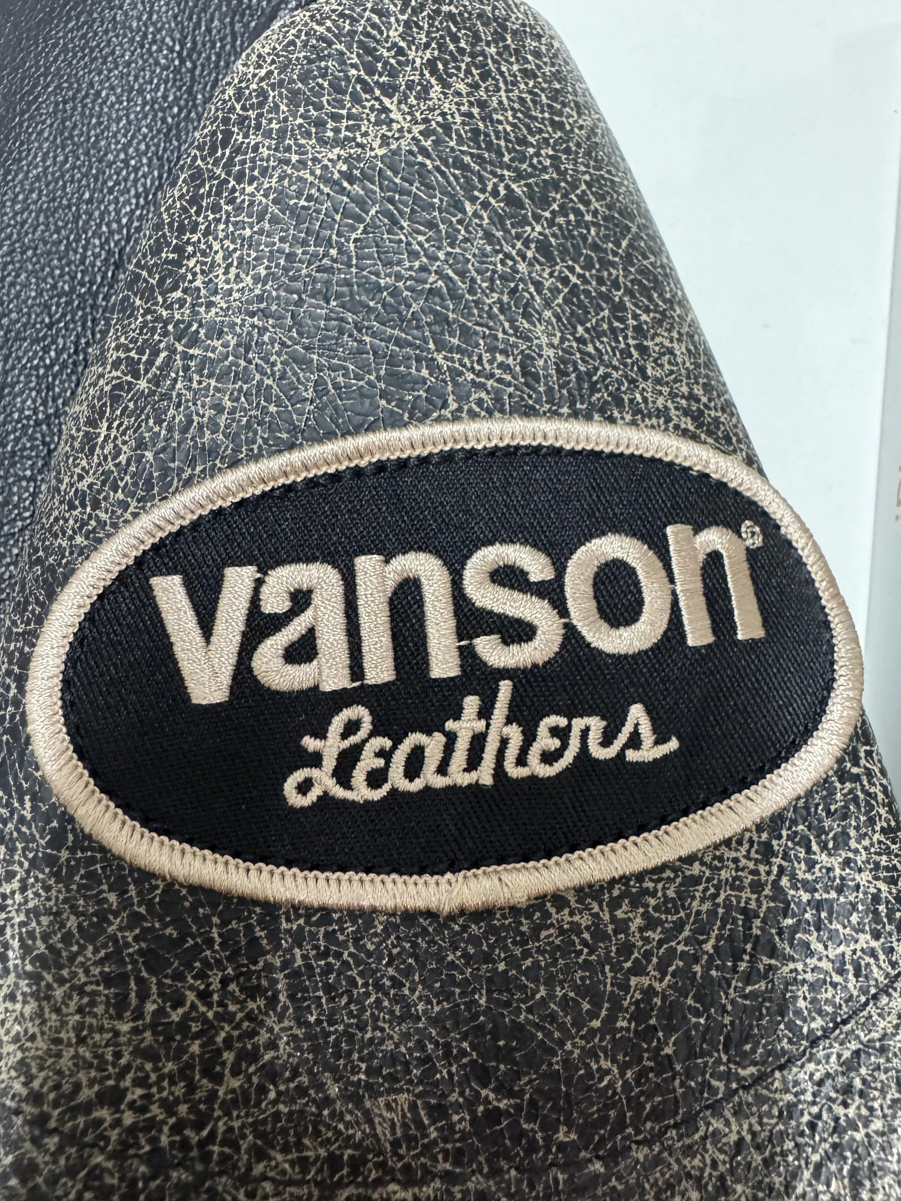 Aimé Leon Dore/ Vanson distressed Leather Moto Jacket - size M - Image 9