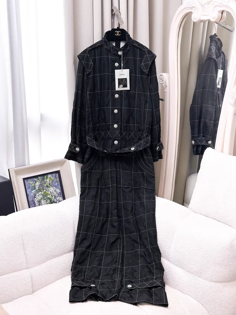 Chanel 23C Black Formula 1 jumpsuit