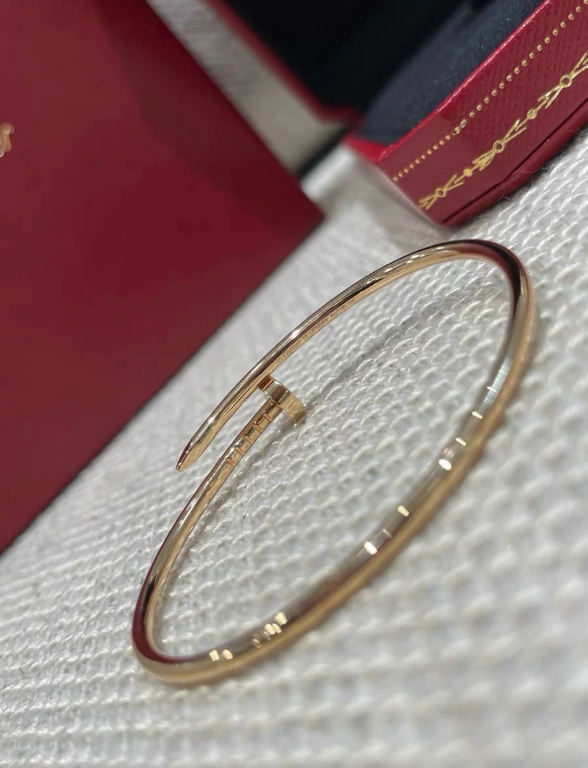 CARTIER Rose Gold Juste un Clou Bracelet size 16 - Image 7