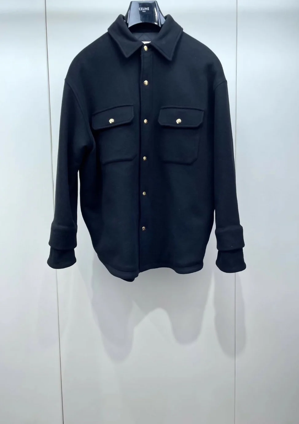 CELINE black cashmere jacket