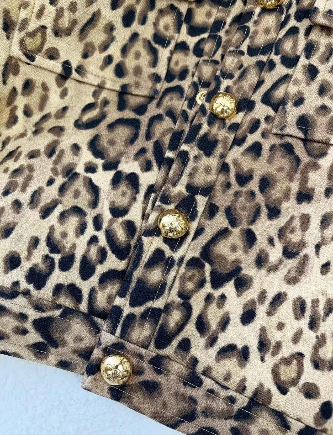CELINE TRUCKER JACKET IN DOUBLE WOOL size 38 - Image 3