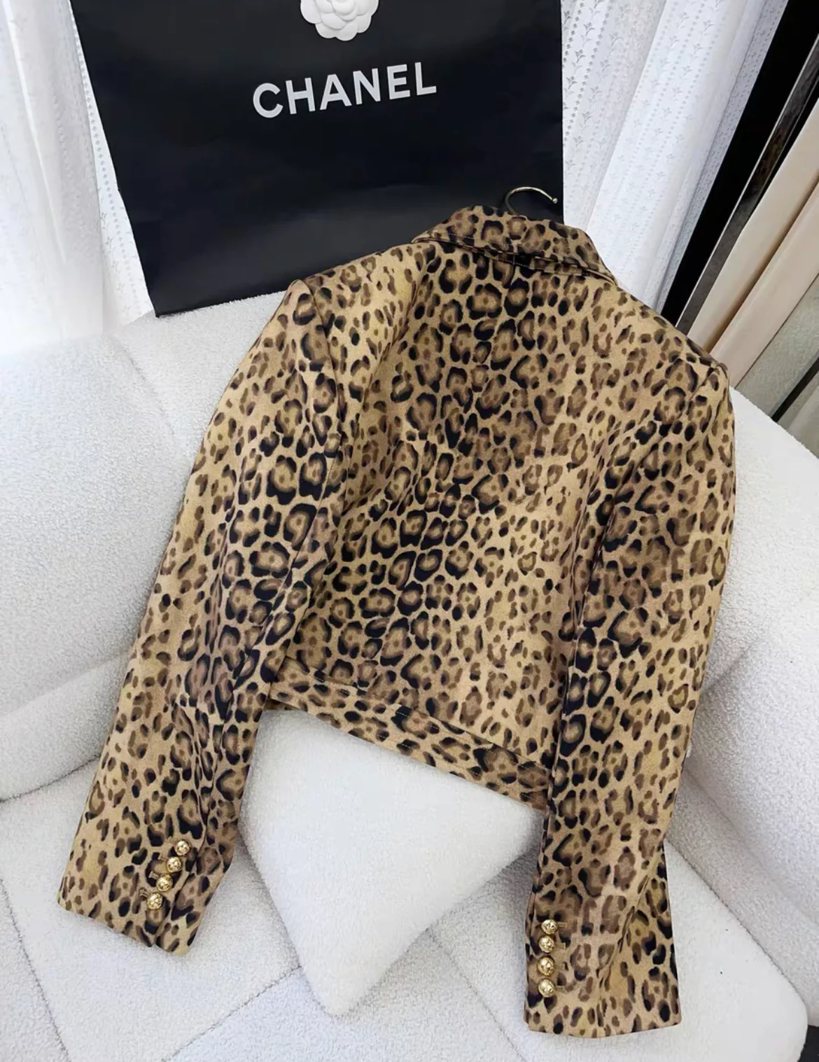 CELINE TRUCKER JACKET IN DOUBLE WOOL size 38 - Image 5