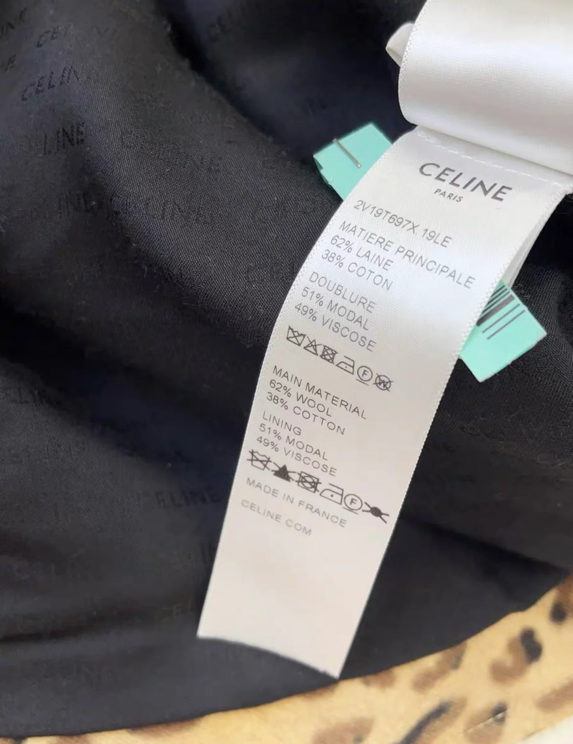 CELINE TRUCKER JACKET IN DOUBLE WOOL size 38 - Image 7
