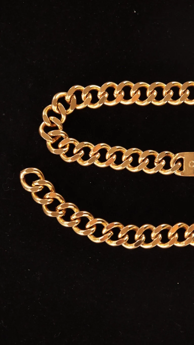 Chanel gold hardware belt - Image 2